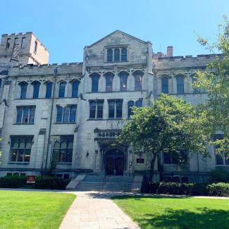 Front entrance of building